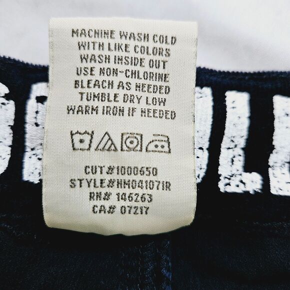 Hydraulic Womens Corduroy Pants Blue Size 6 Cotton Blend Stretch Pockets Button - Picture 8 of 12